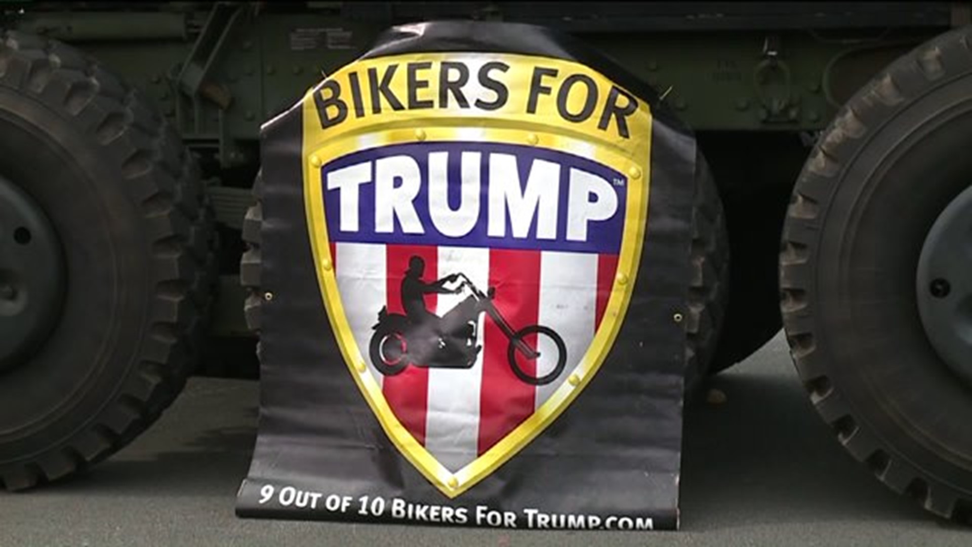 Bikers Roll Through Northeast Pennsylvania in Support of Trump