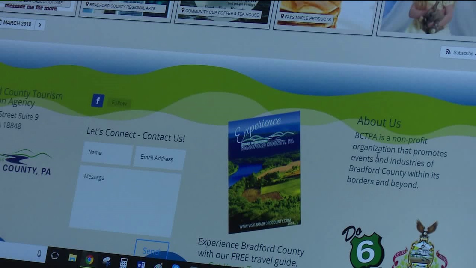 Tourism Agency Unveils Website Hoping Visitors Stop And Stay In Bradford County