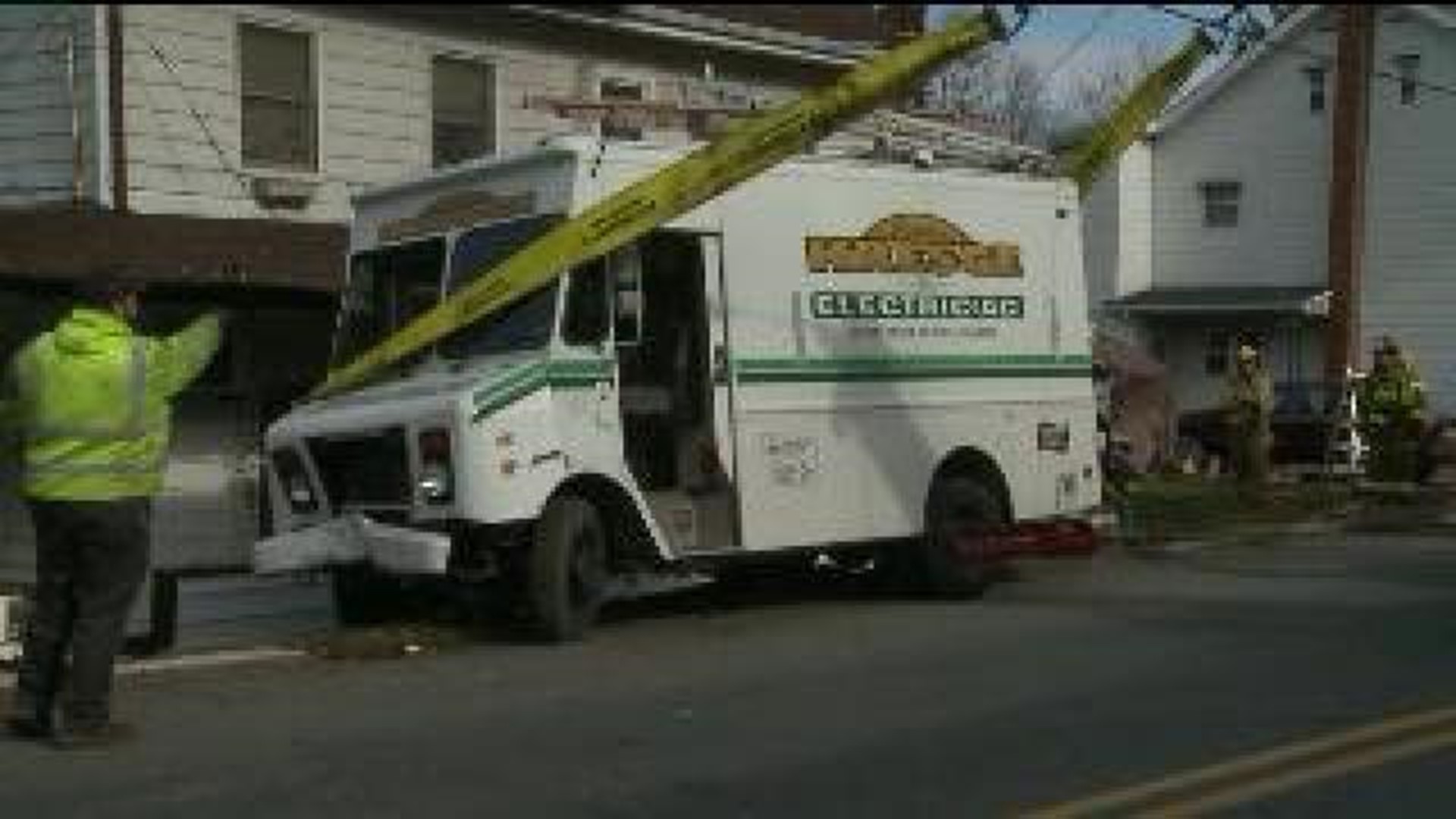 Van Crashes into Homes in Nesquehoning