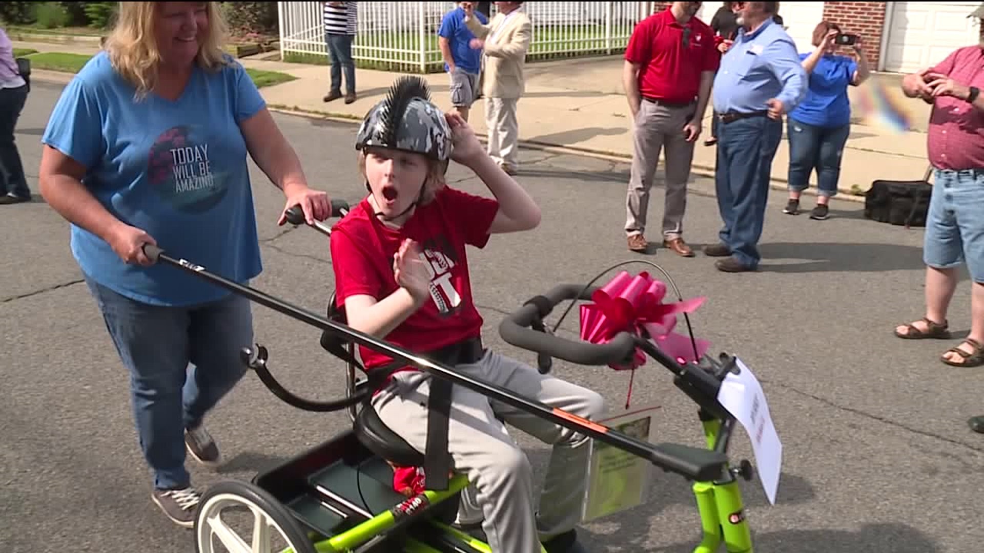 Kids With Disabilities Zoom Off on New Bikes!