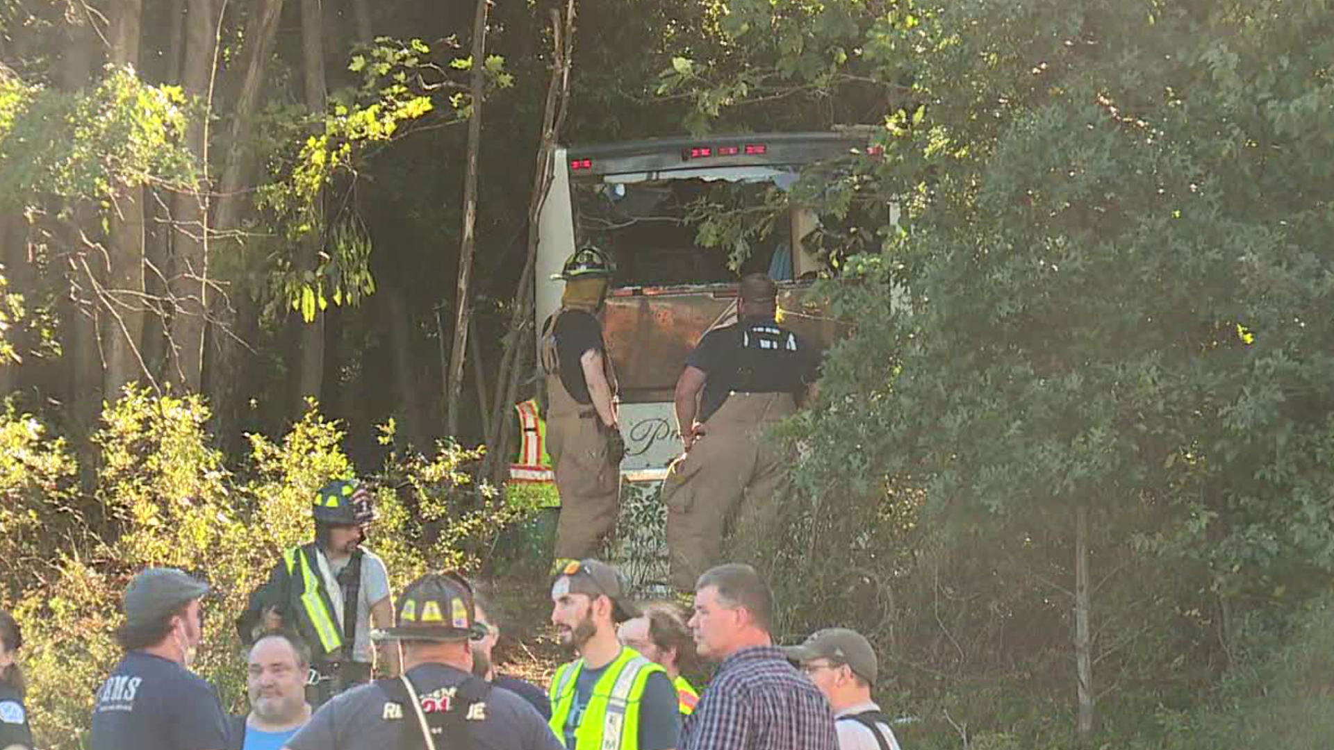 Troopers are investigating the cause of Sunday afternoon's bus crash in Schuylkill County that sent more than 30 people to hospitals.