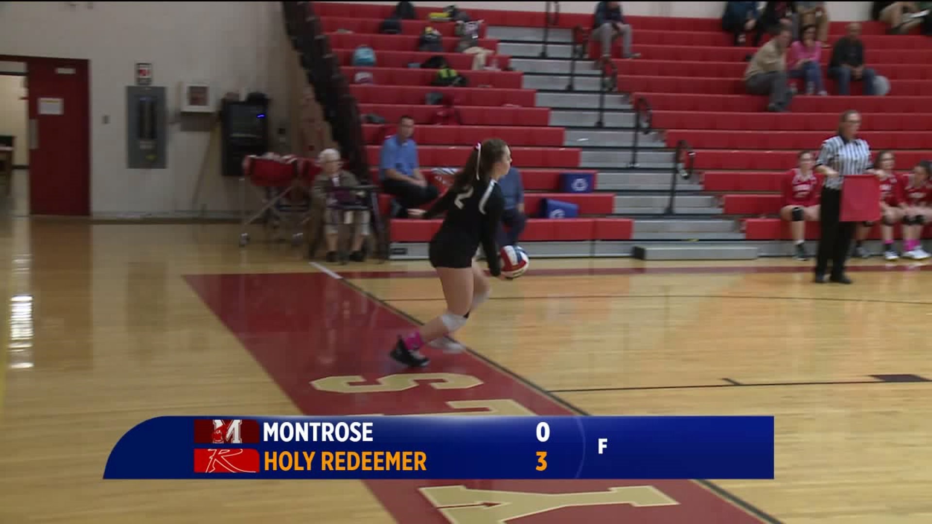 Montrose vs Holy Redeemer girls volleyball
