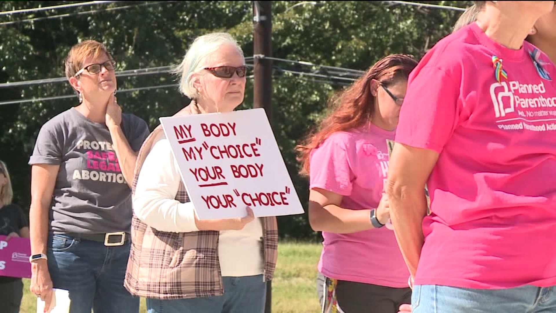 Rally in Wilkes-Barre for Reproductive Rights