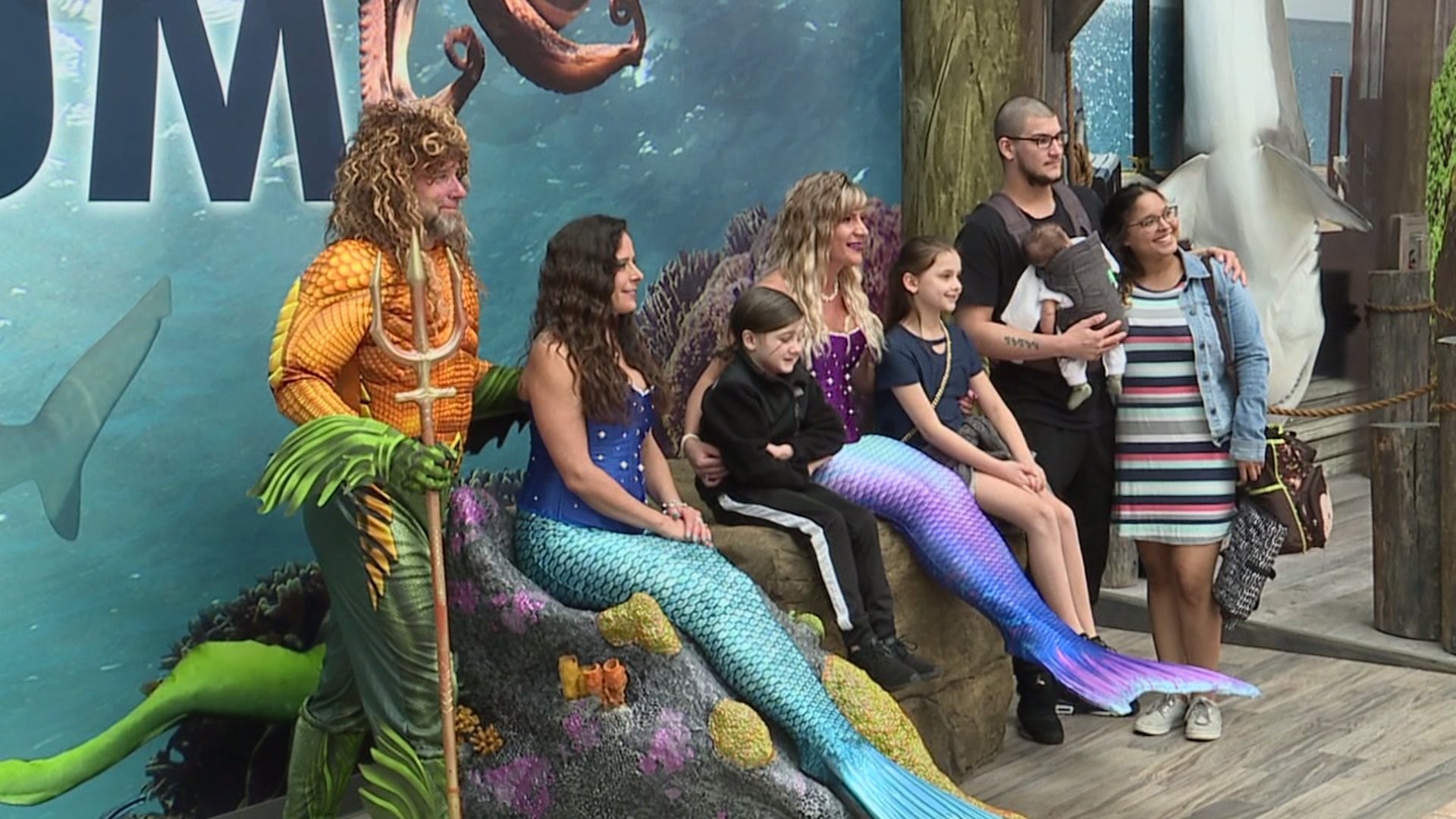 Celebrating International Mermaid Day at the Aquarium in Scranton