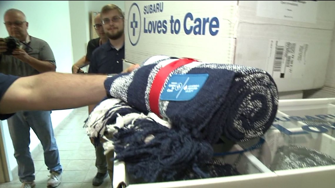 Blankets Donated to People Battling Cancer