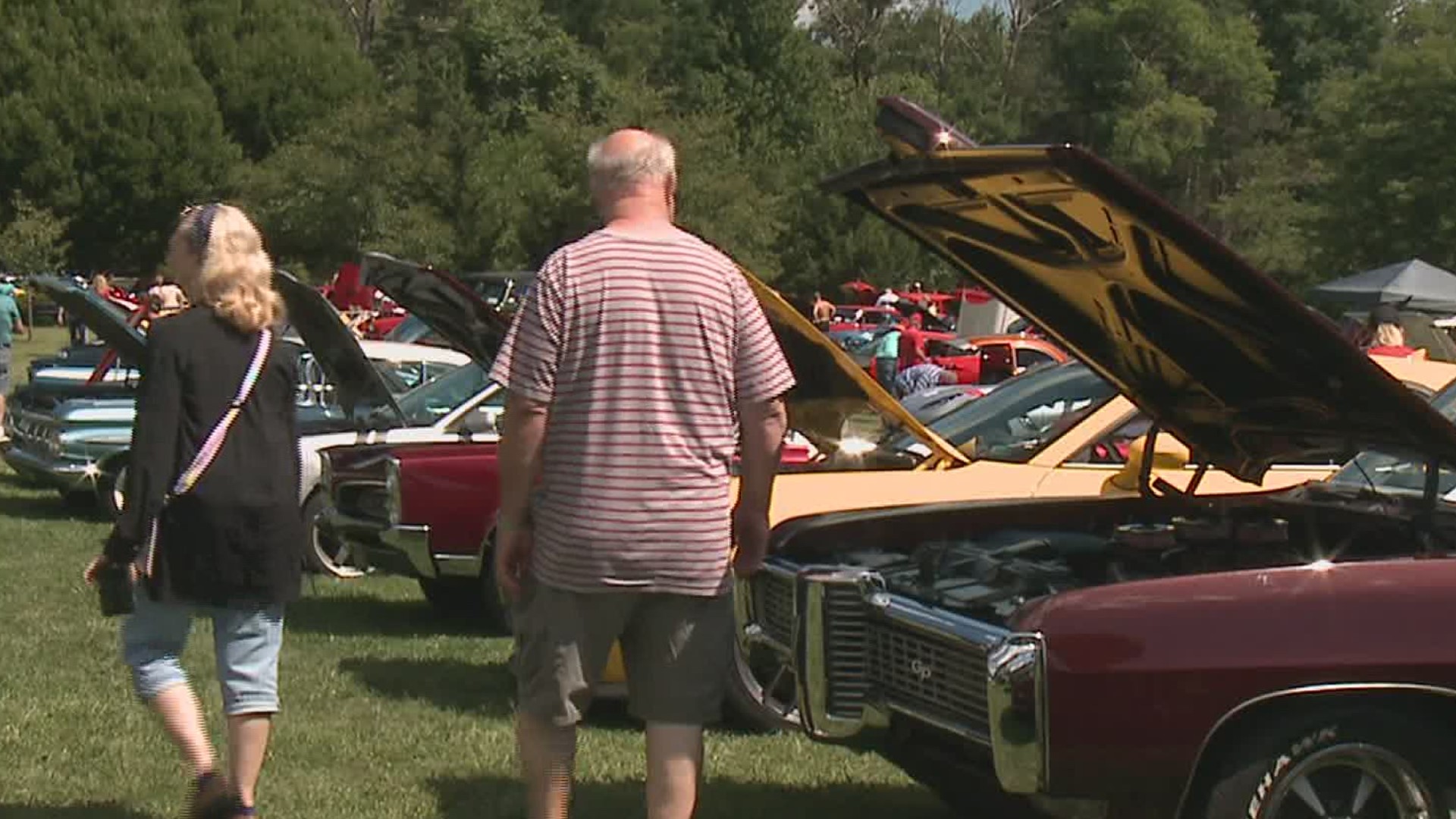 100 cars showed up Saturday, the most the organization has had at the event to date.