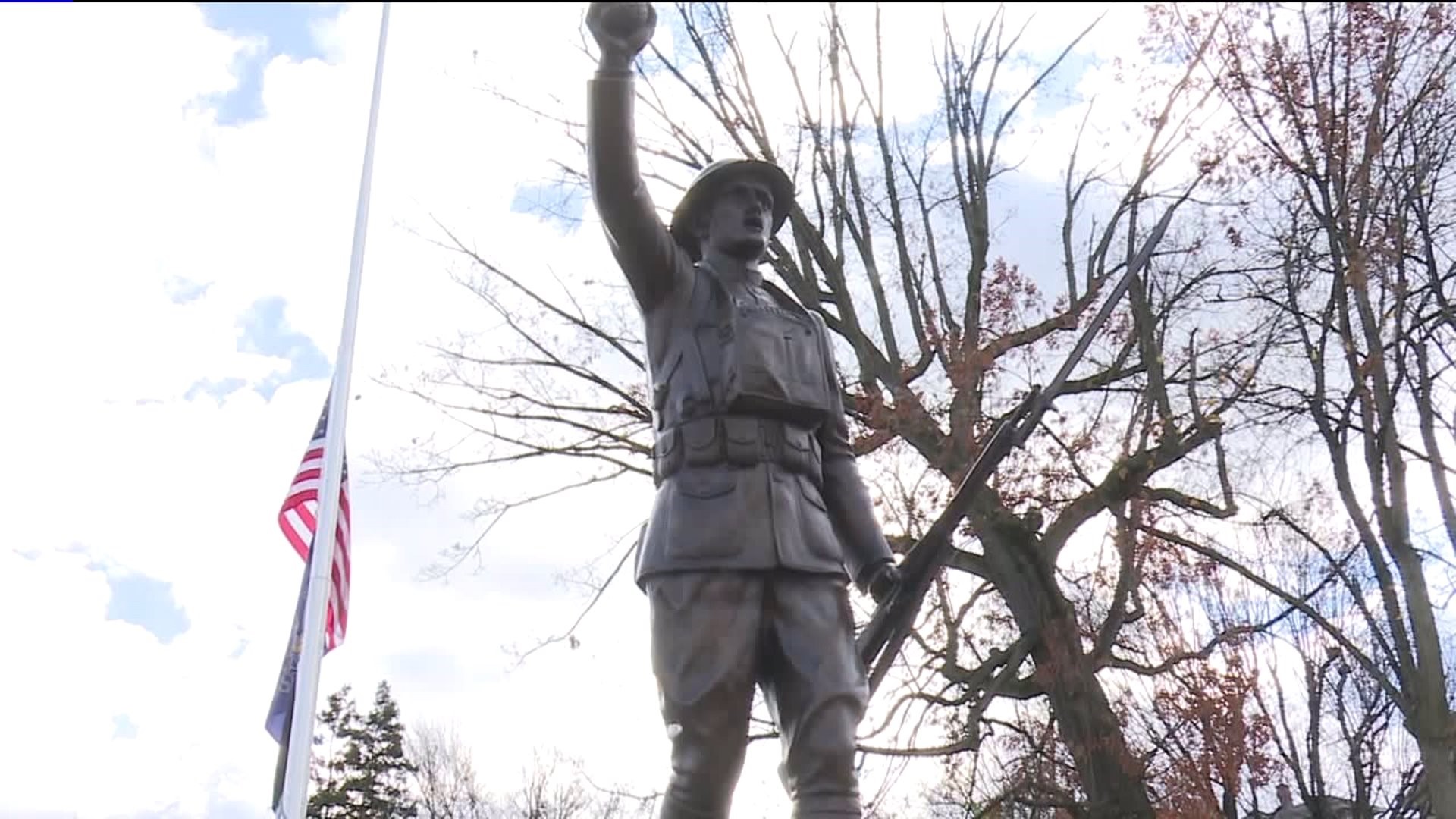 'Doughboy' Statue Rededicated in Scranton's Duffy Memorial Park