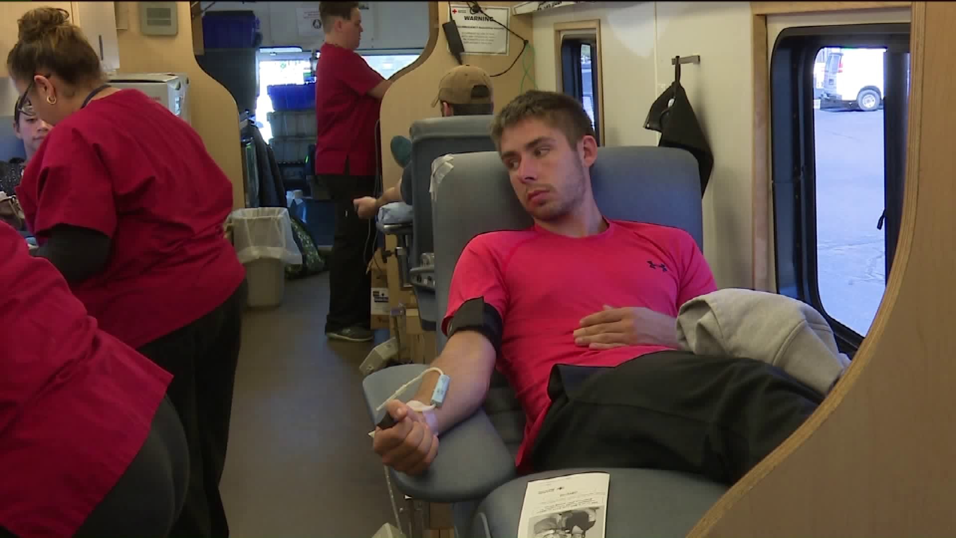 Giving Blood in Honor of Las Vegas