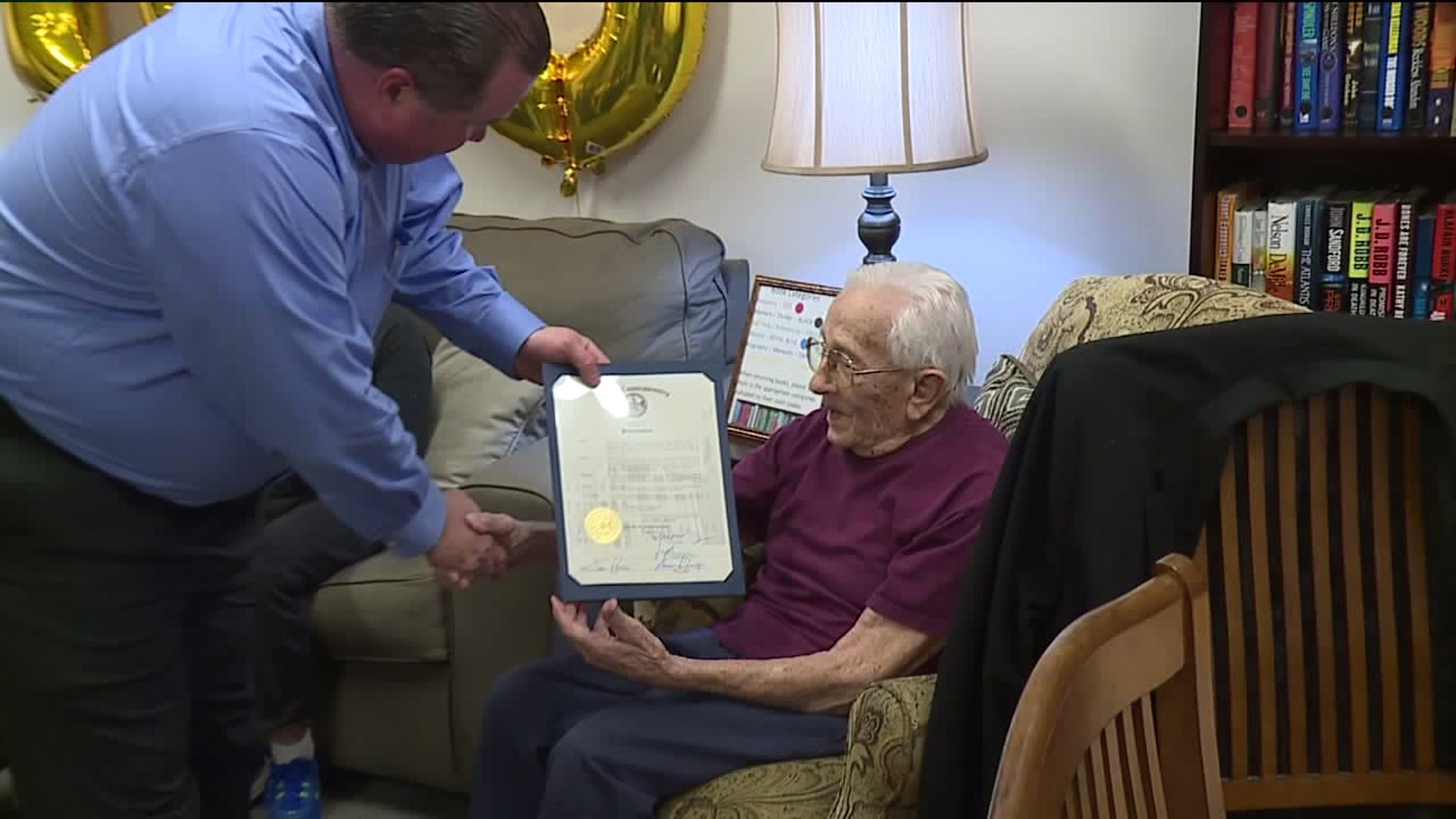World War II Veteran Turns 100