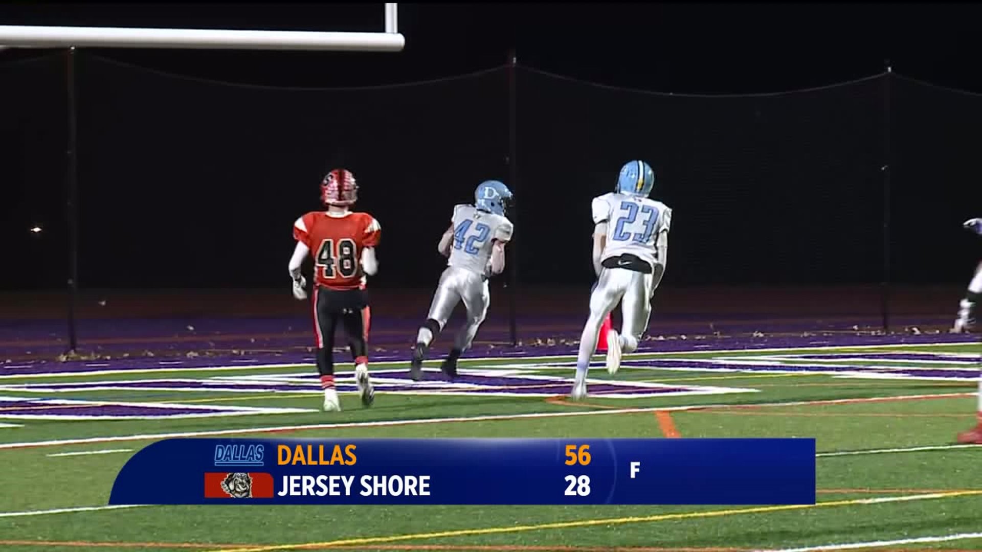 Dallas vs Jersey Shore football