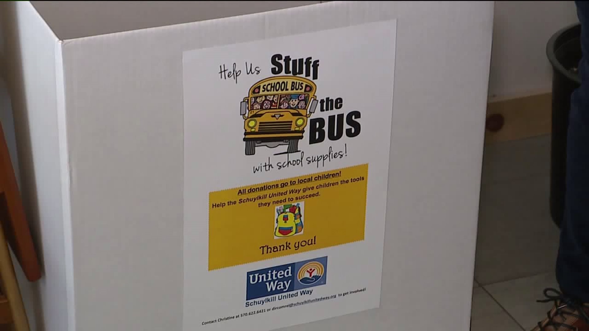 Donating School Supplies To Children in Schuylkill County