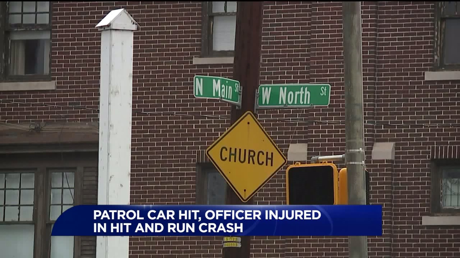 Officer Hurt in Hit and Run in Wilkes-Barre