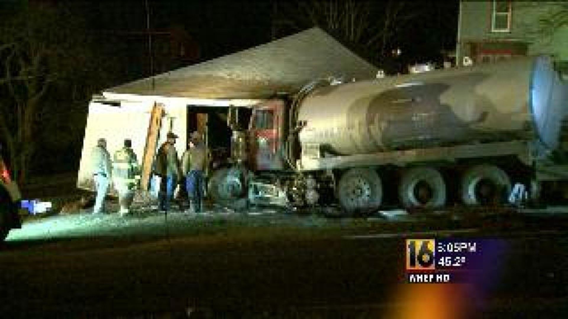 Truck Smashes Home, Garage In Susquehanna County