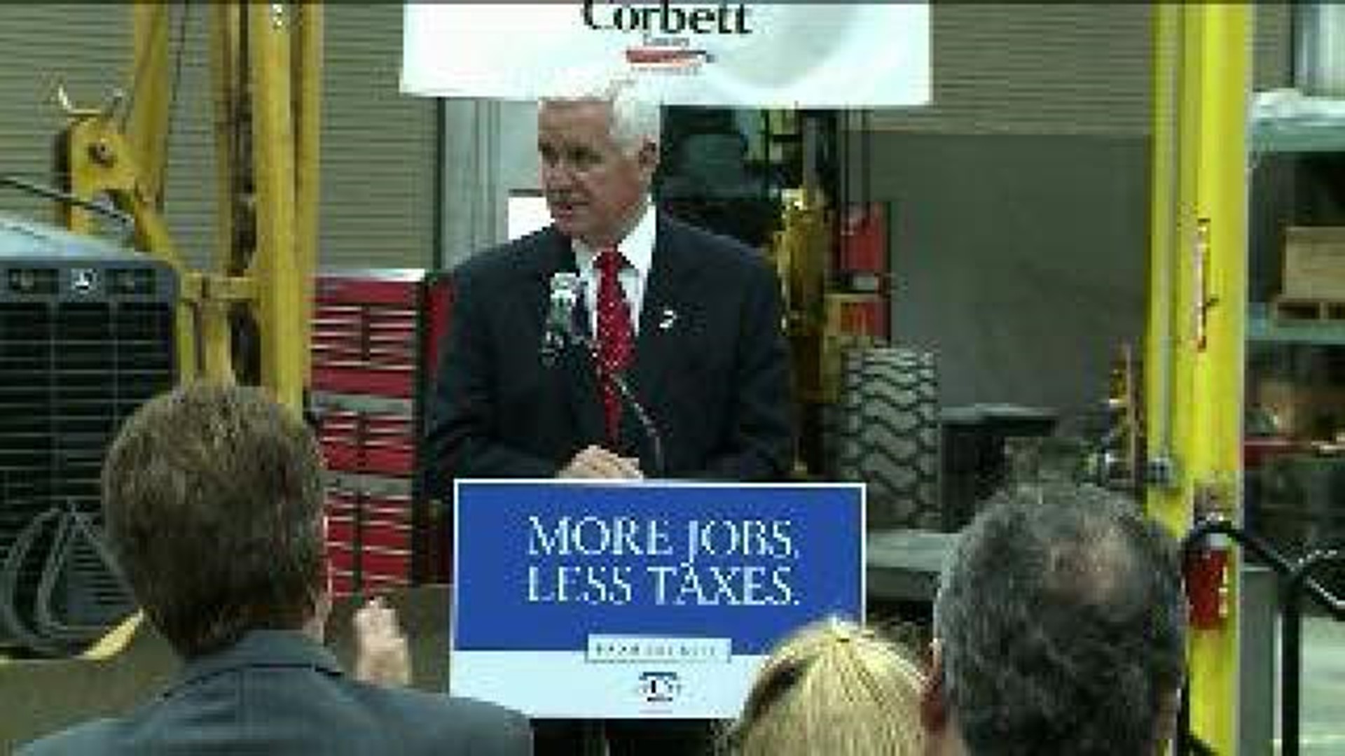 Governor Corbett Jump Starts Re-Election Campaign In NEPA