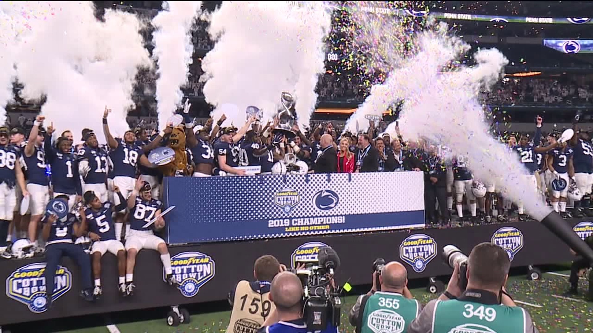 Penn State Wins The Cotton Bowl Over Memphis 53-39 For Their 11th Win Of The Season