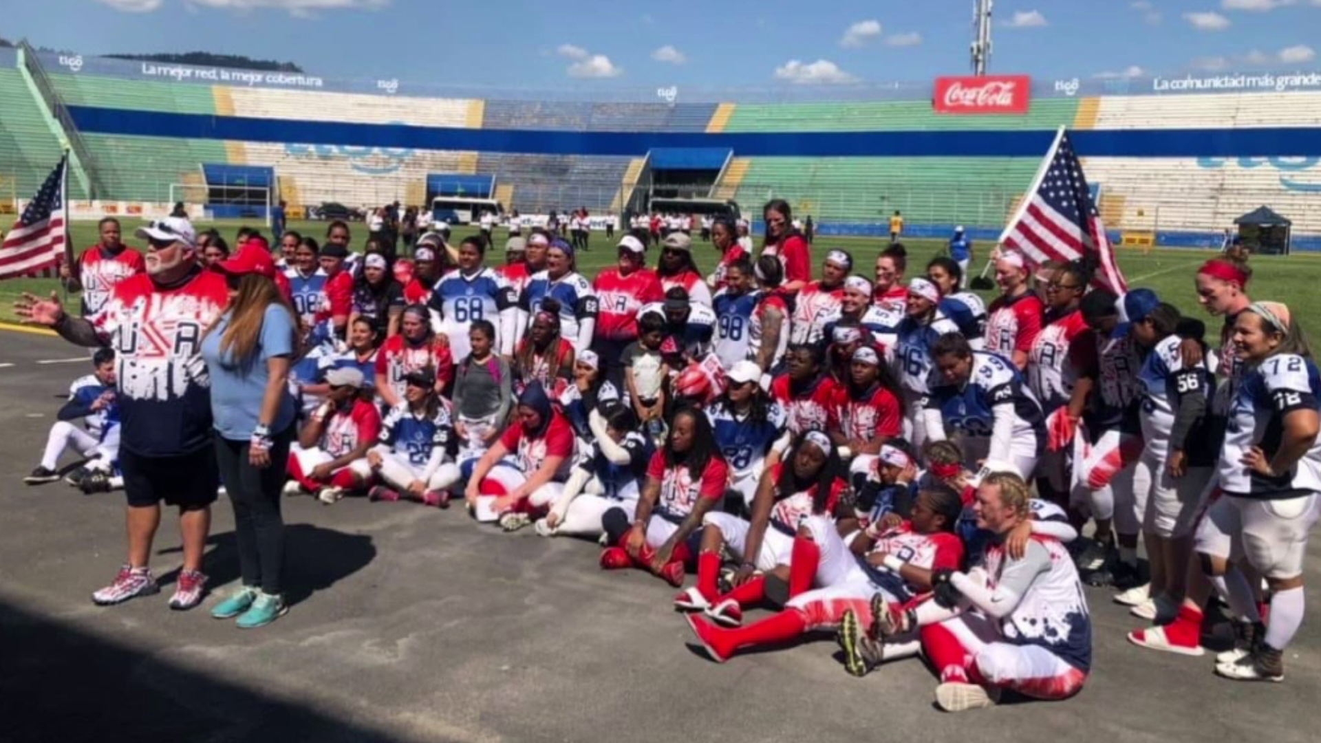 A professional women's football team from the United States is stuck in Honduras because of travel bans due to Coronavirus.