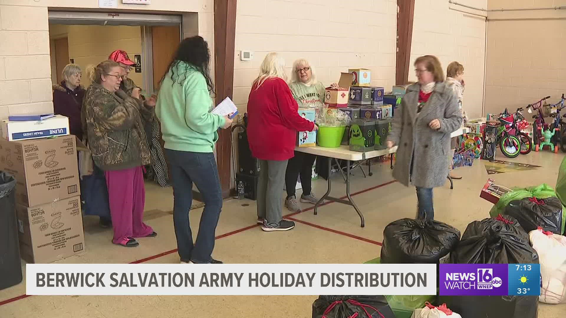 Christmas can be a tough time of year for some families, but organizations like the Salvation Army aim to help.
