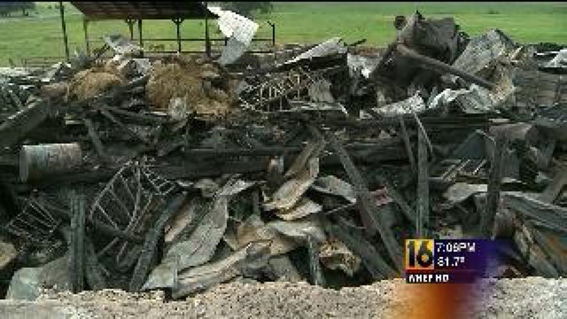 Family Loses Pets & Barn in Fire