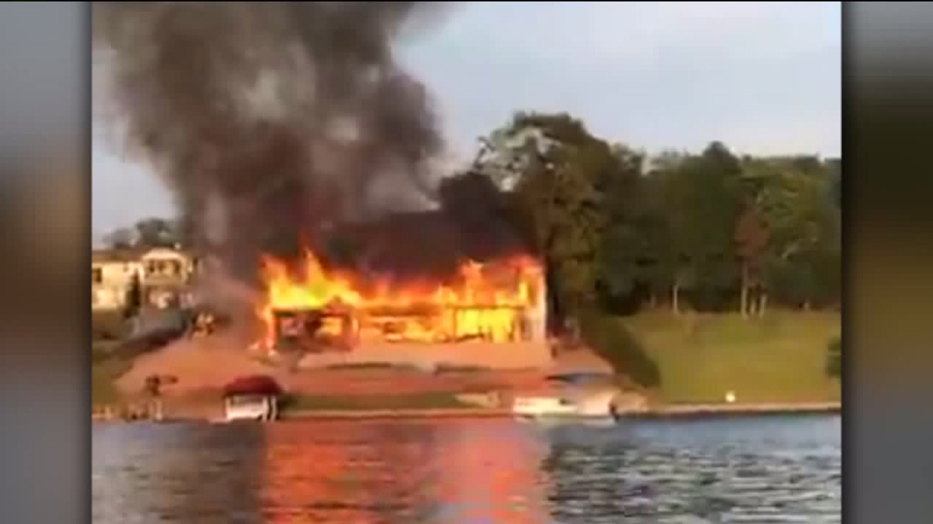 Blazes Destroys Home near Lake Wynonah