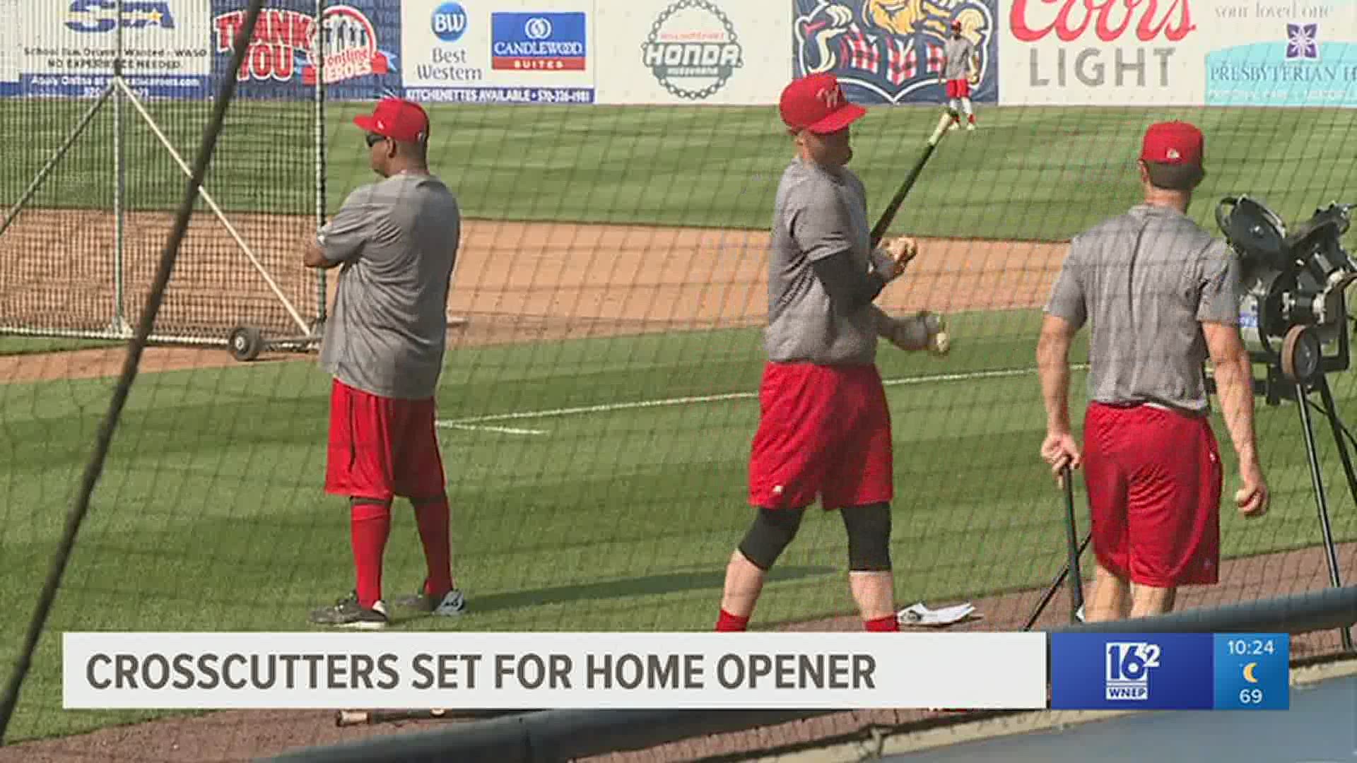 Williamsport Crosscutters rallied with two runs in the 9th to edge State College 3-2 in their Home Opener.