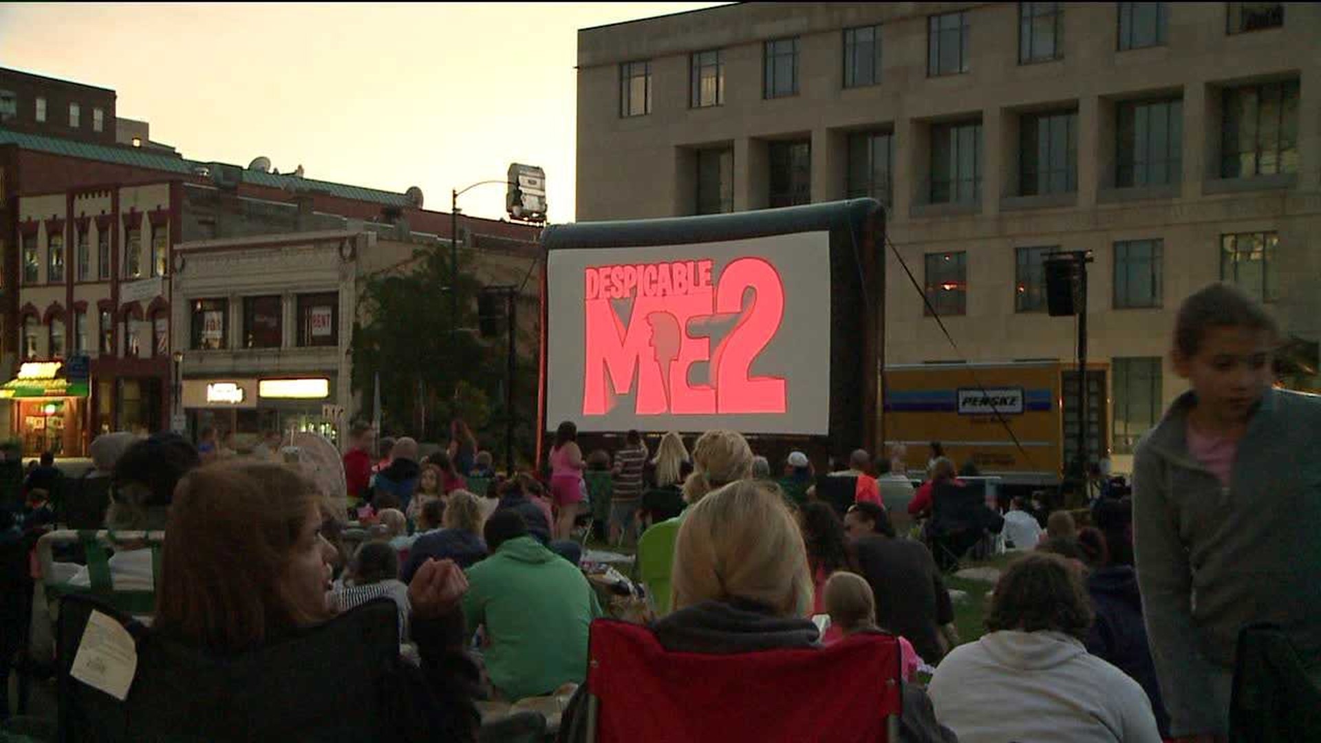 Movie Night in Downtown Scranton