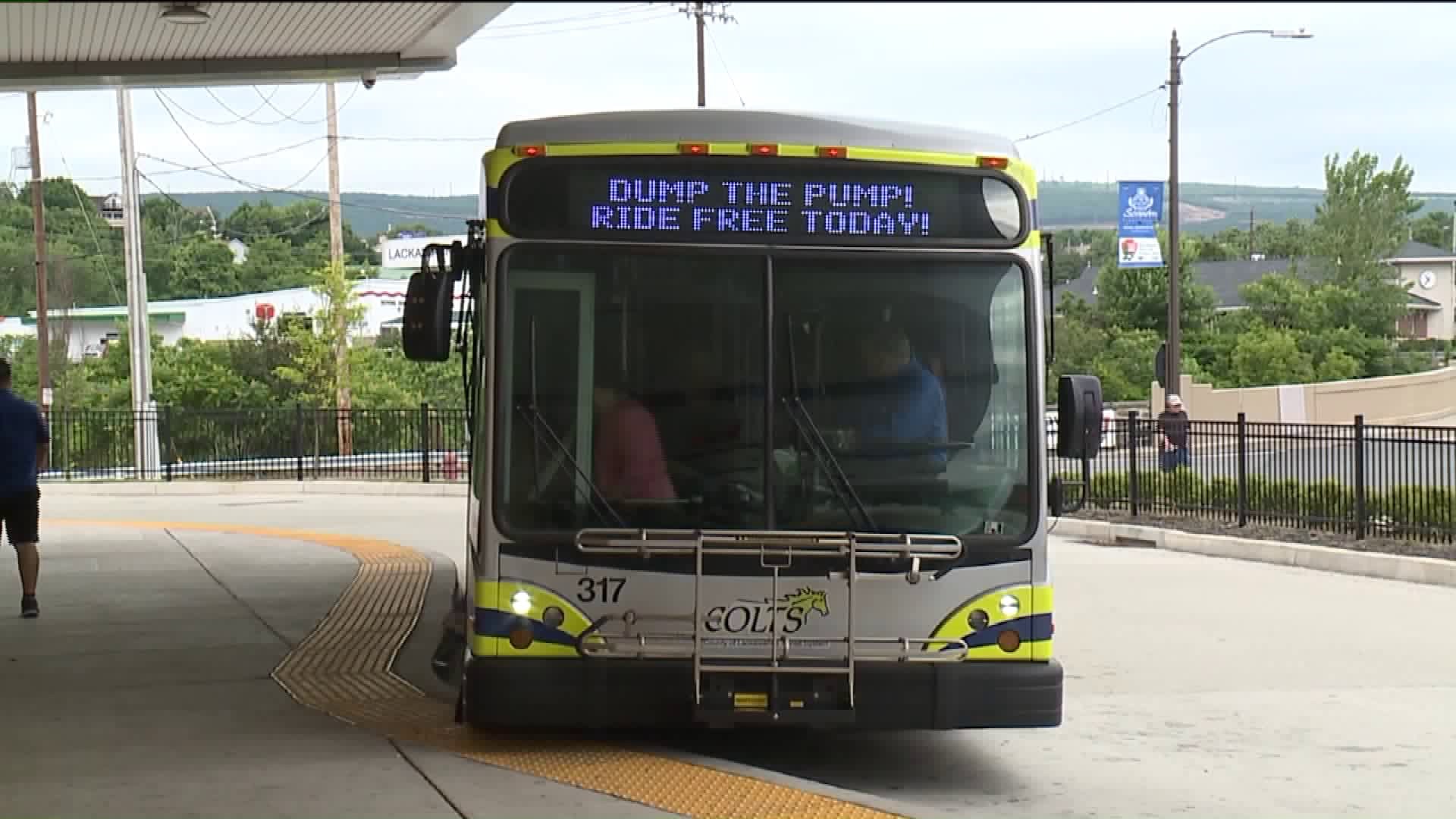 Free Bus Rides in Lackawanna County for 'Dump the Pump'