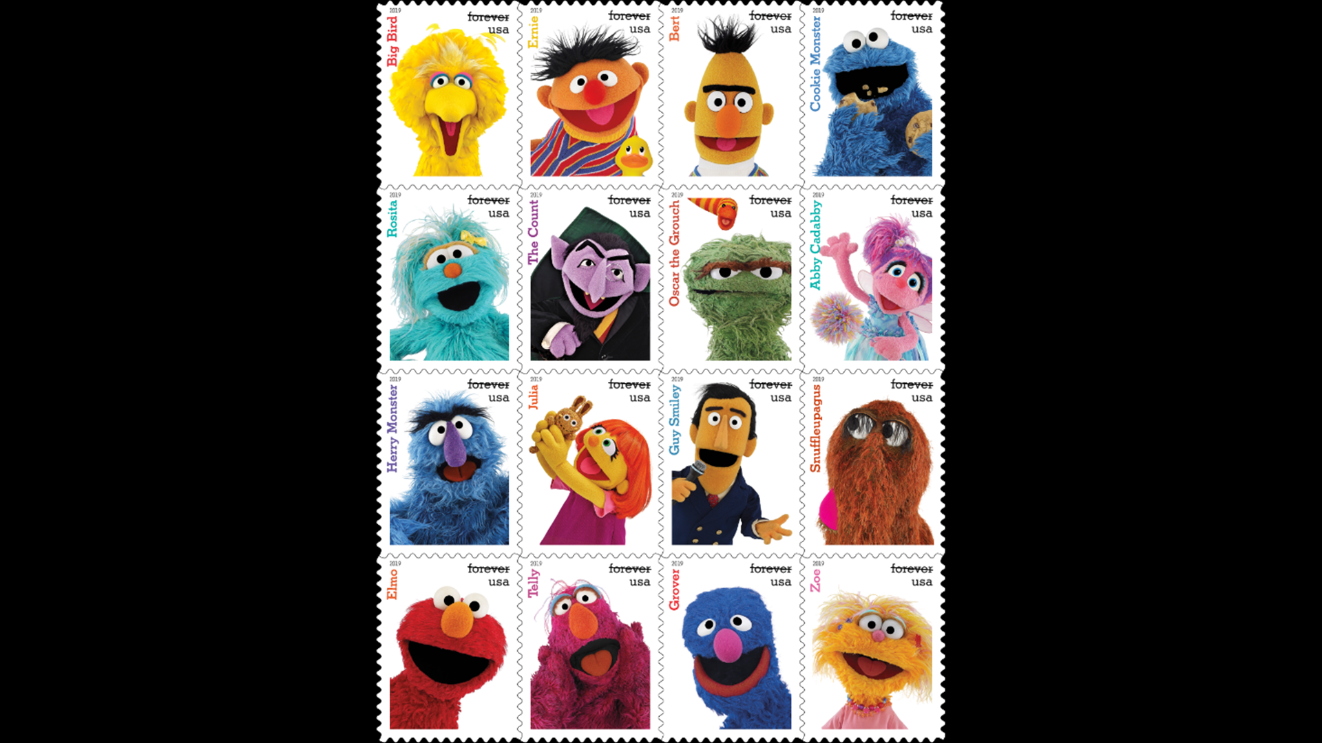 Postal Service Celebrates Sesame Street’s 50th Anniversary With New(02)