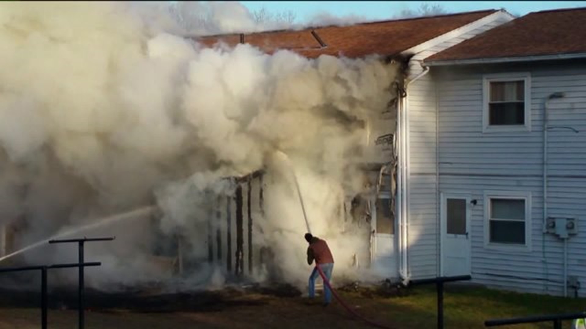 Vacant Apartment Catches Fire in Exeter