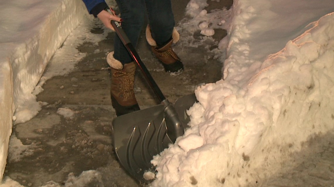 Another fight erupts over snow shoveling
