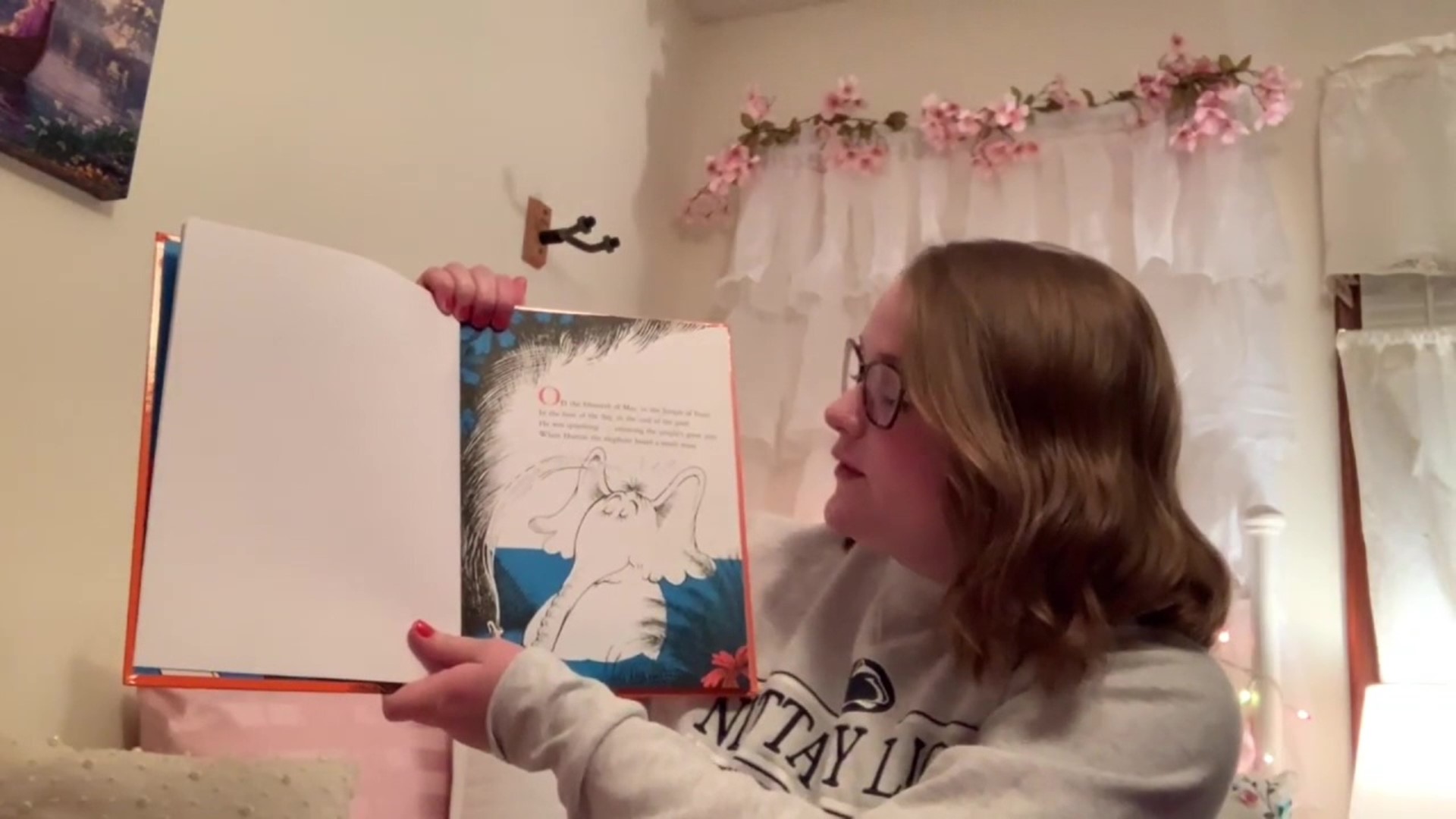 Seniors at Montoursville Area High School are posting videos of themselves reading children's books online.