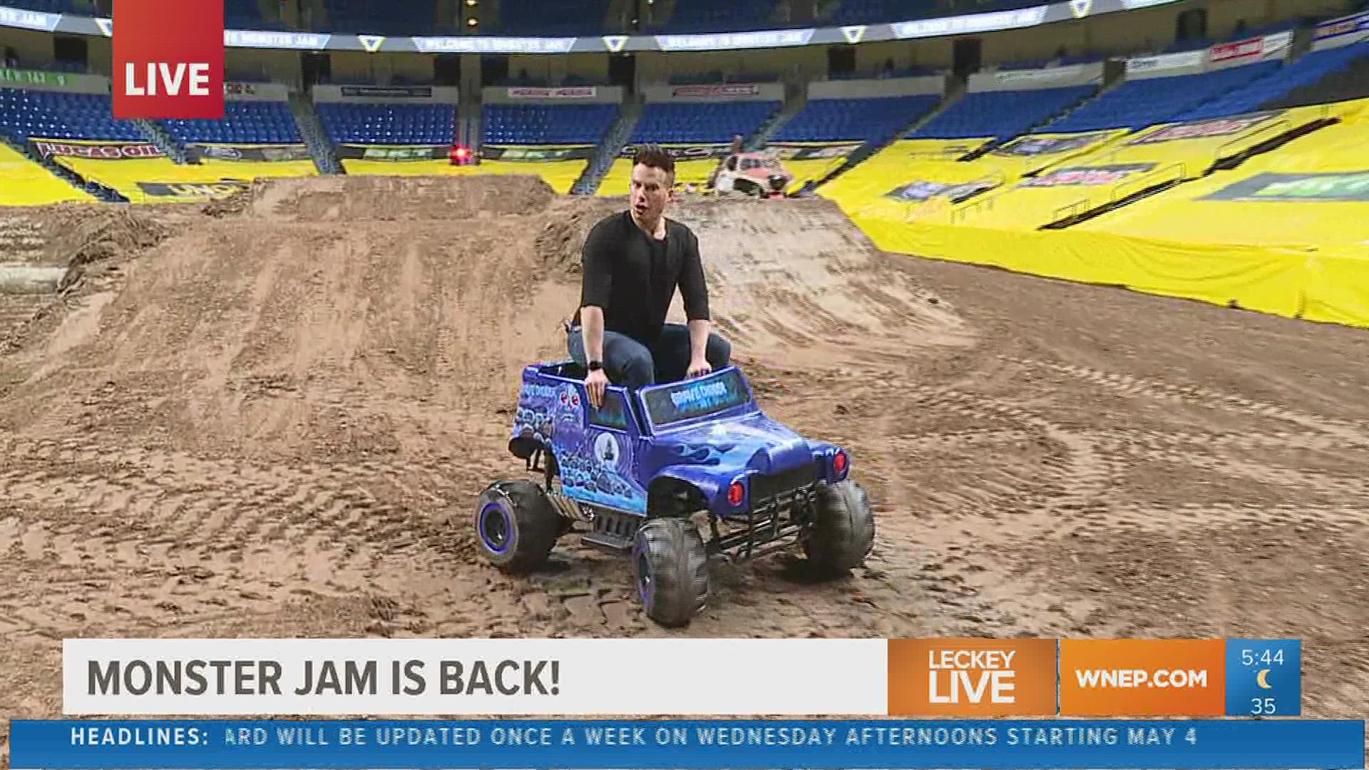 A whole lot of horsepower involving some towering trucks is taking over Mohegan Sun Arena near Wilkes-Barre this weekend.

 

Monster Jam is back!