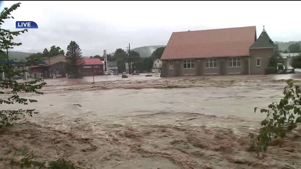 Flash Floods Rip through Benton as Fishing Creek Rises