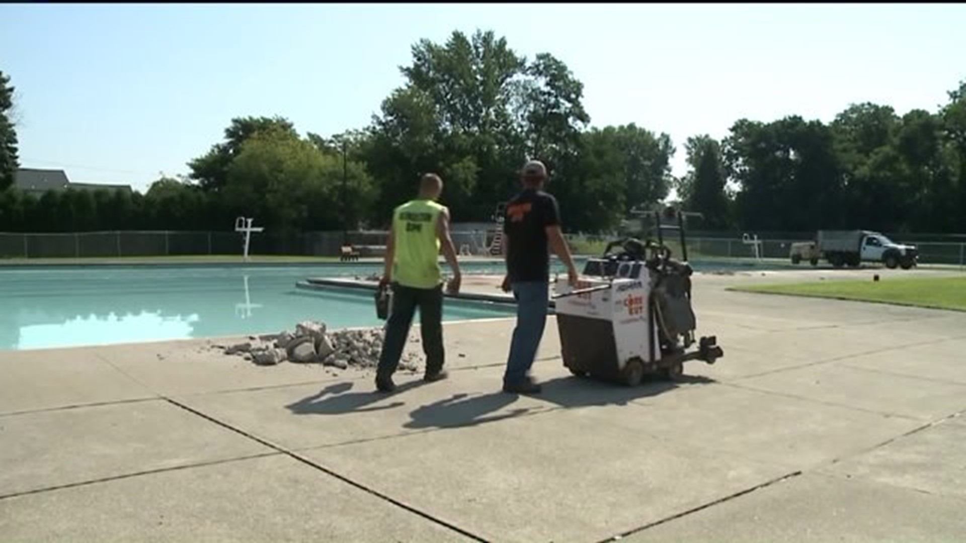 Community Pool Renovation Underway in Kingston