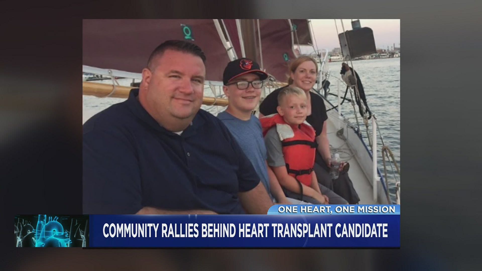 A community is rallying behind a Lackawanna County man in need of a heart transplant.