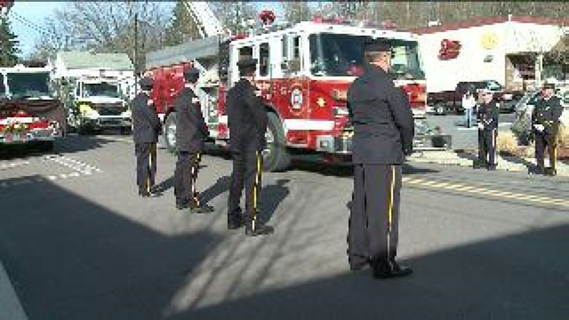 Community Bids Farewell To Fallen Firefighter