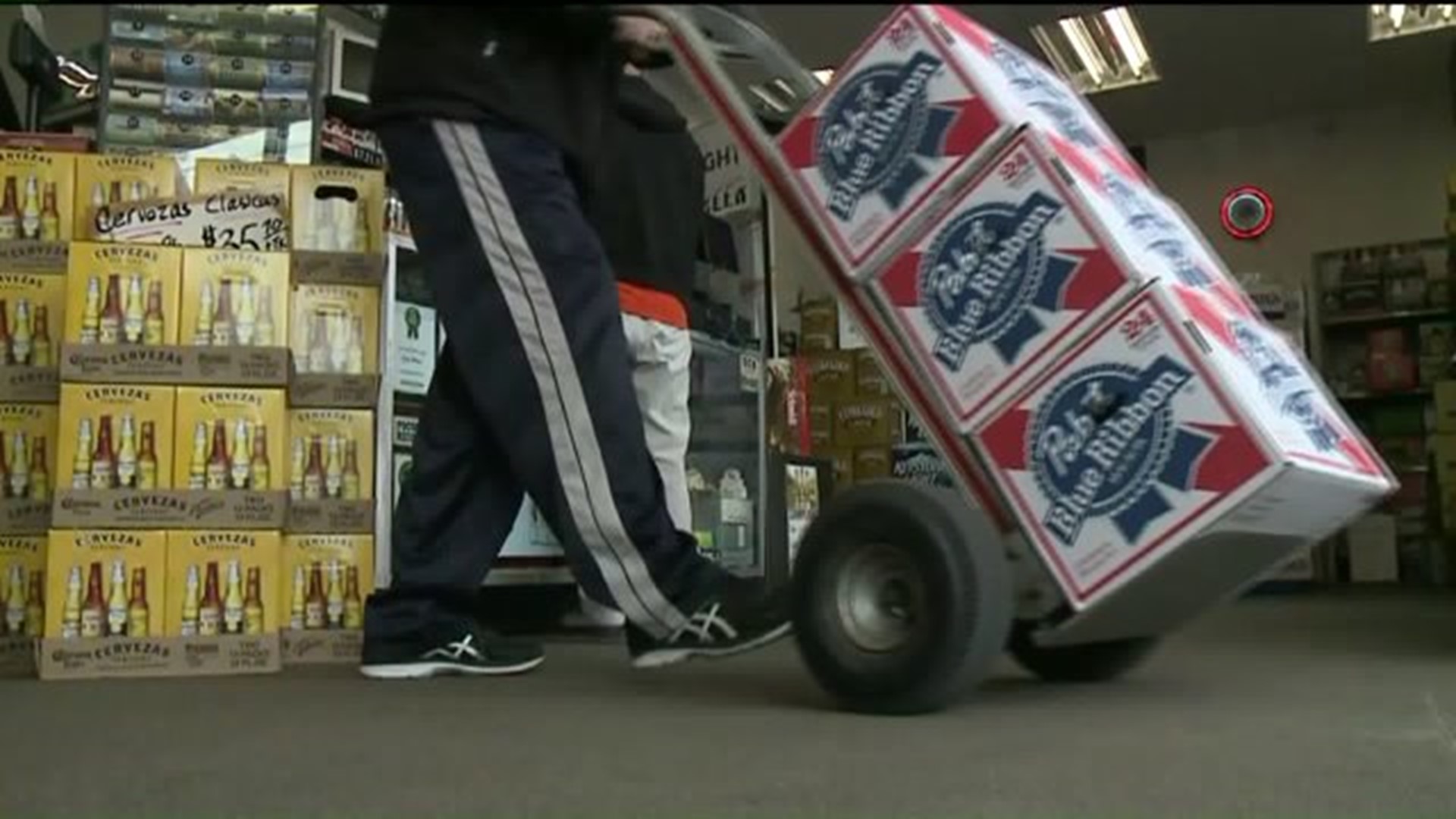 Stocking Up on Beer Before the Winter Storm