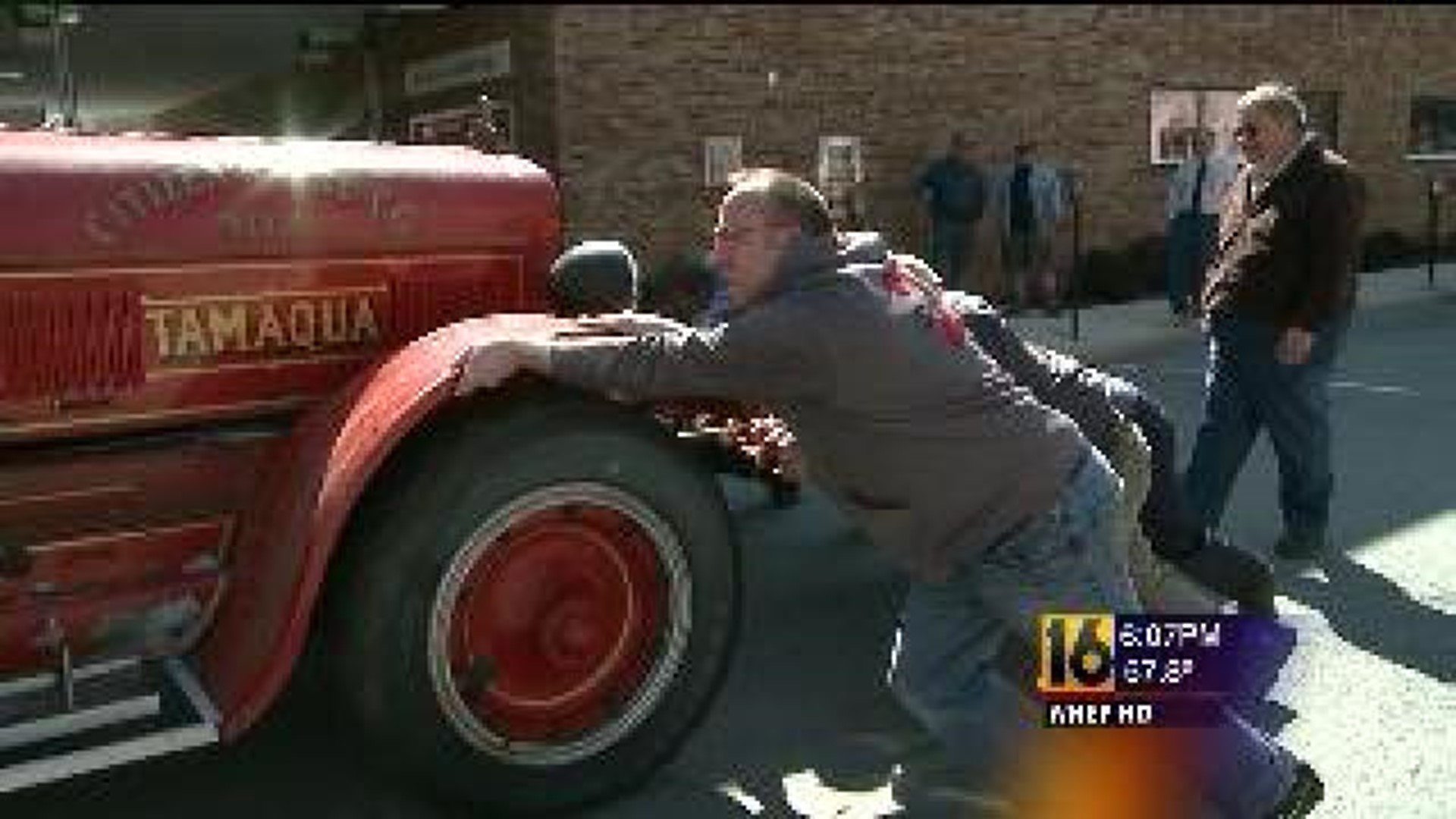 Antique Fire Truck Comes Home
