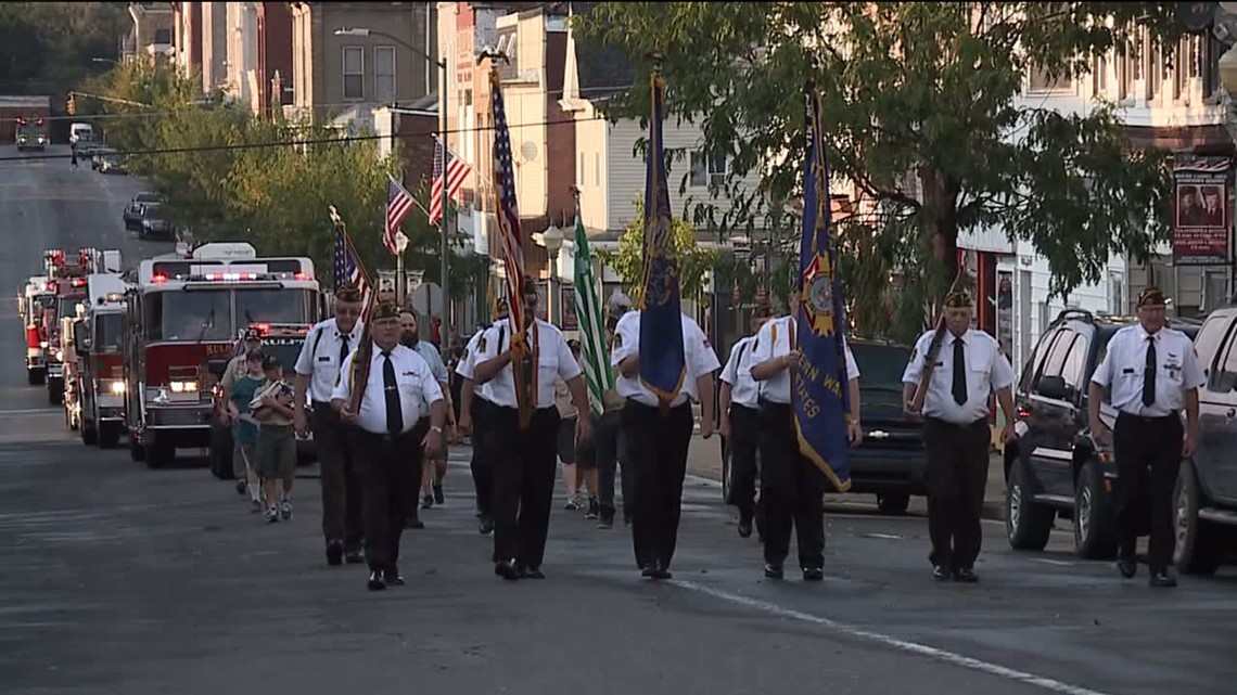 Silent Parade in Mount Carmel Remembers 9/11 Victims | wnep.com