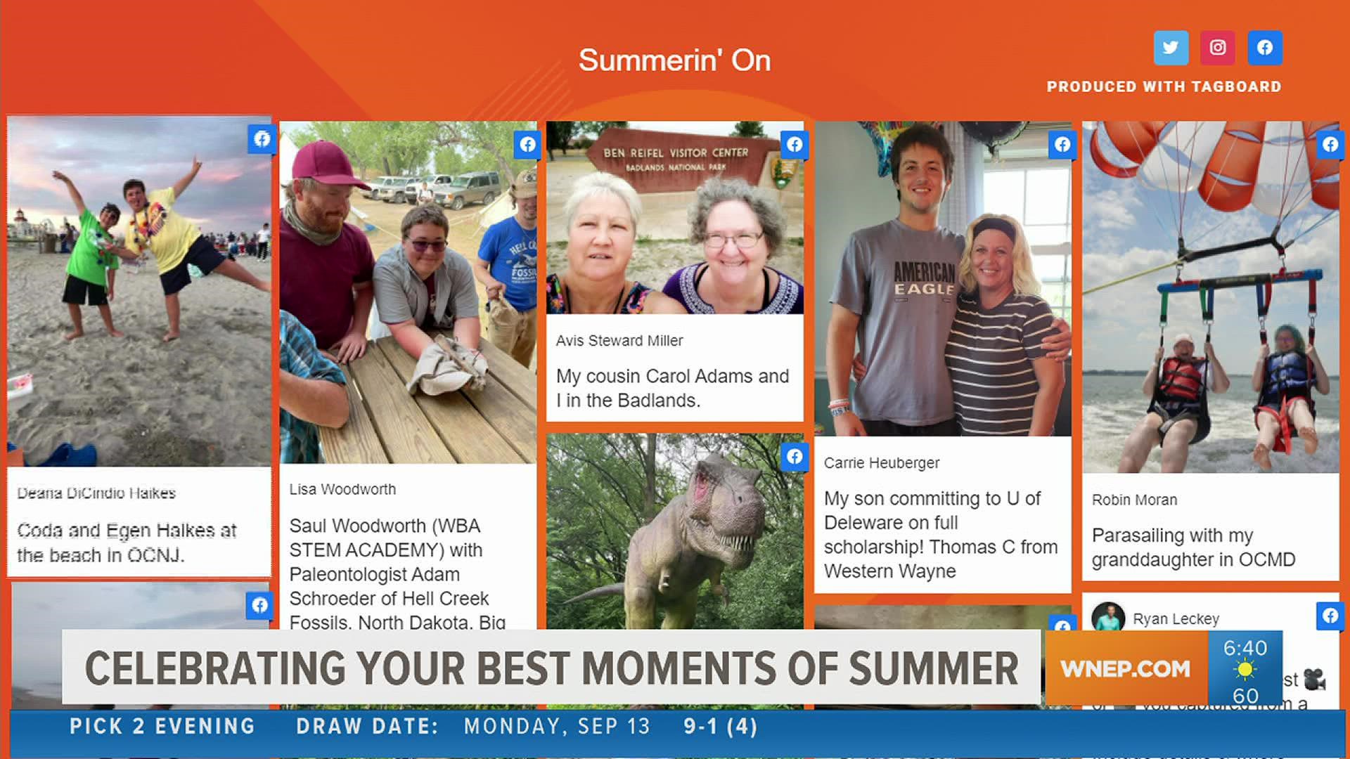 Newswatch 16 wanted to take a moment to share some of your amazing summer moments captured on camera.