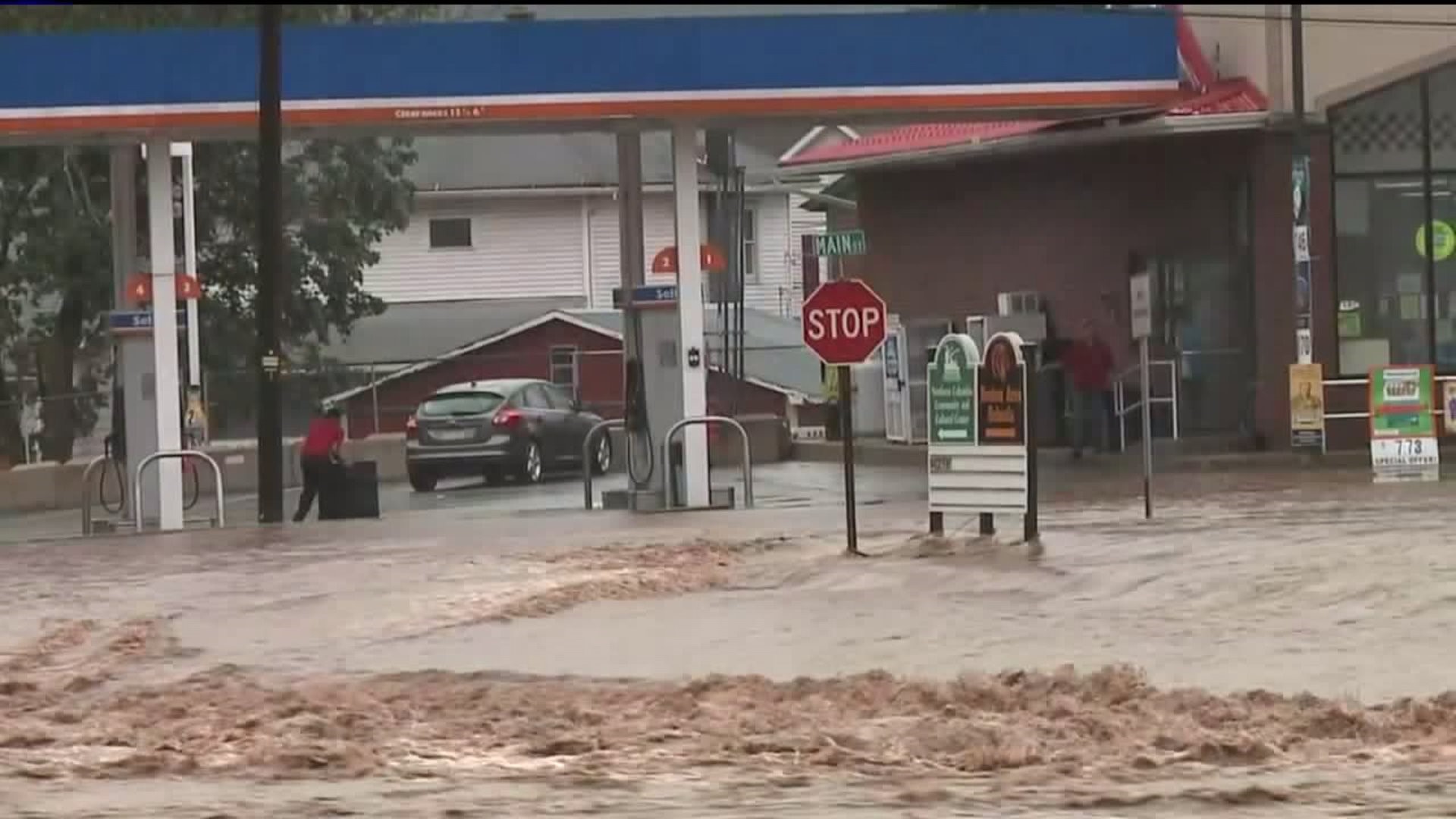 Flash Floods Rip through Benton as Fishing Creek Rises