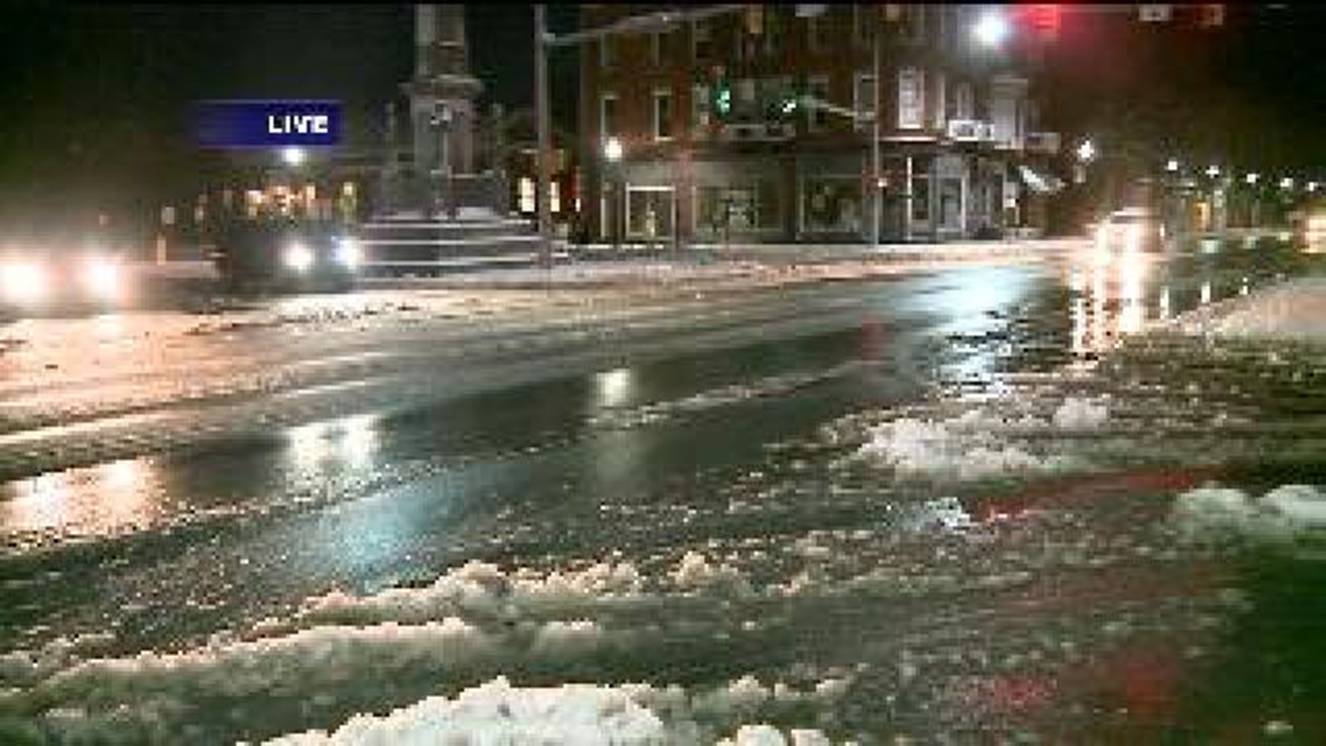 Winter's Grip Holds Tight, Snow Covered Roads Tough on Drivers