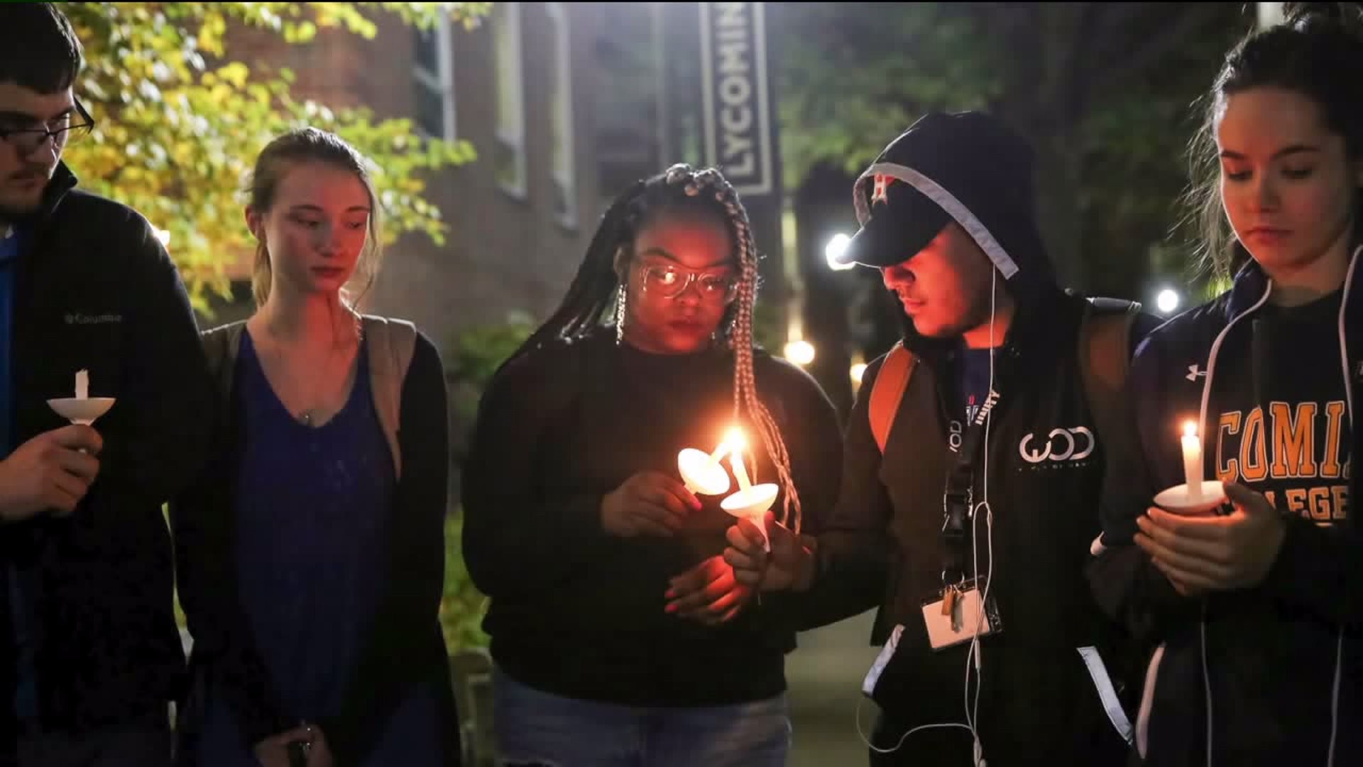Vigil at Lycoming College in Support of Pittsburgh Shooting Victims