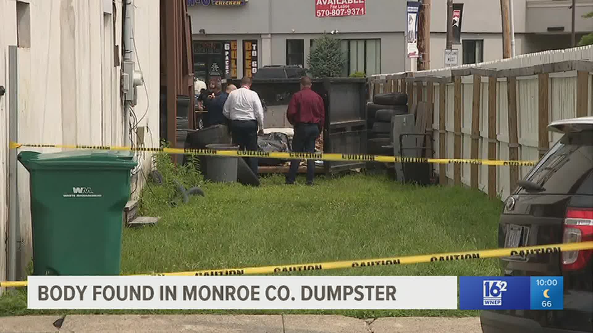 Body found in dumpster in Monroe County