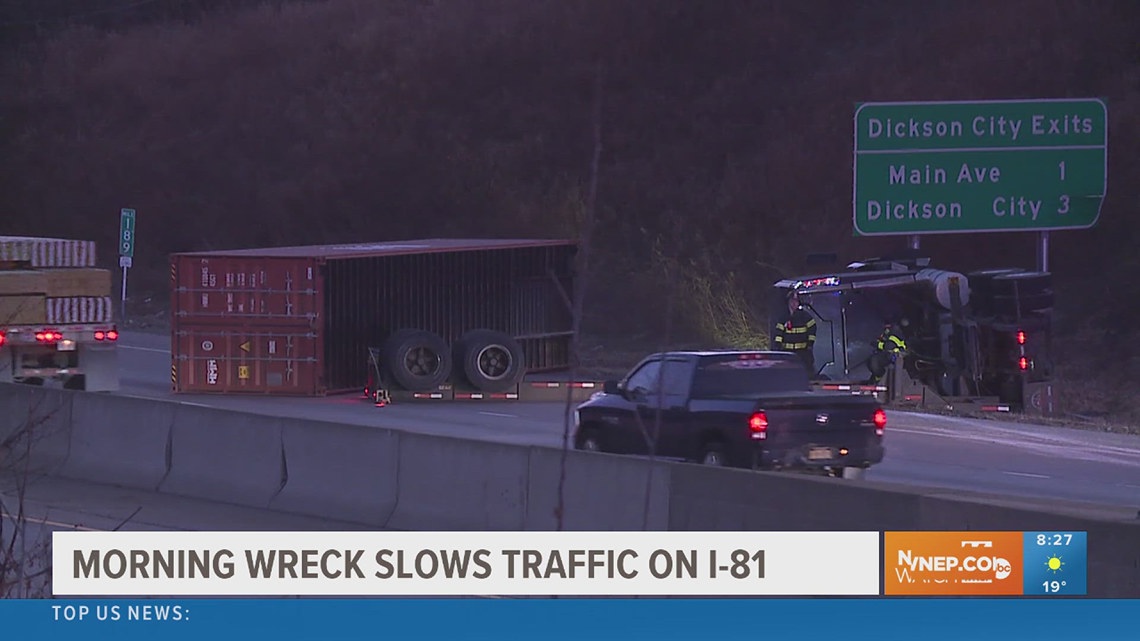 Crash slows traffic on I-81 North in Lackawanna County | wnep.com