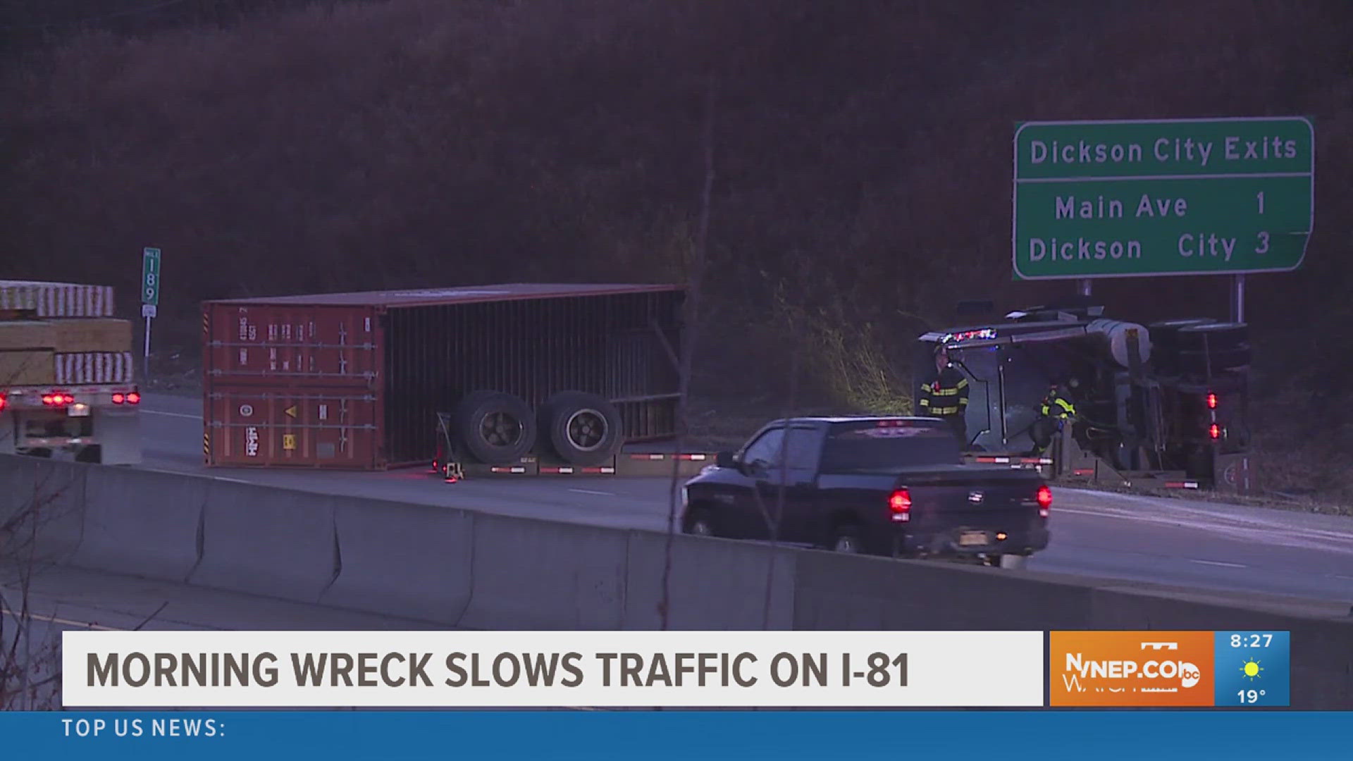 Crash slows traffic on I-81 North in Lackawanna County | wnep.com