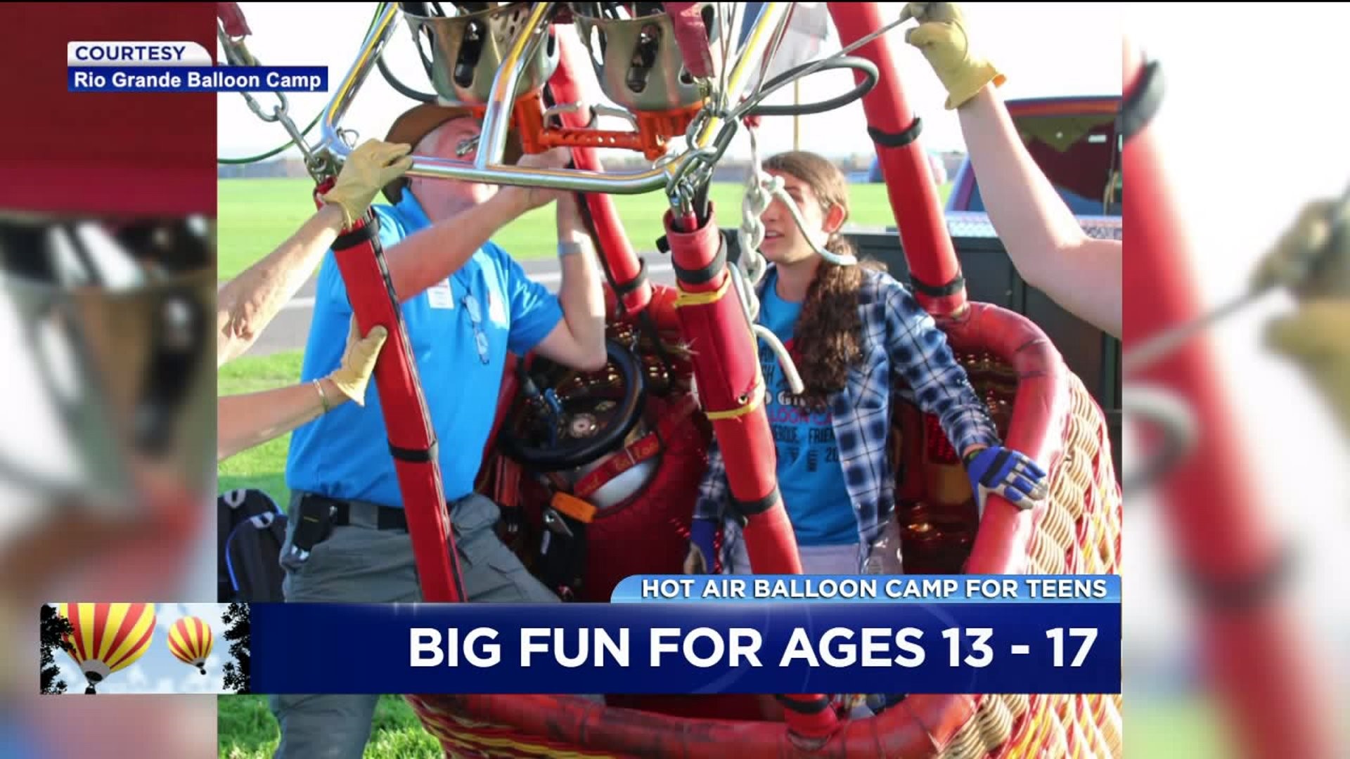 Hot Air Balloon Camp for Teens