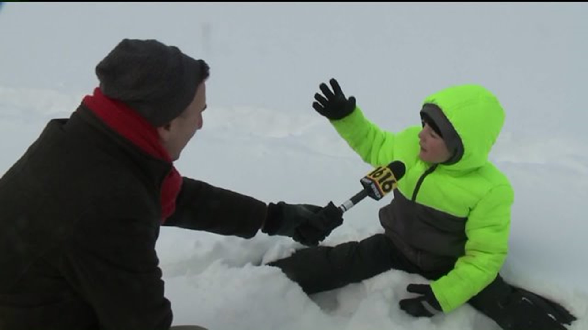 Many Call Kirby Park `The Place To Be` When Going Sledding