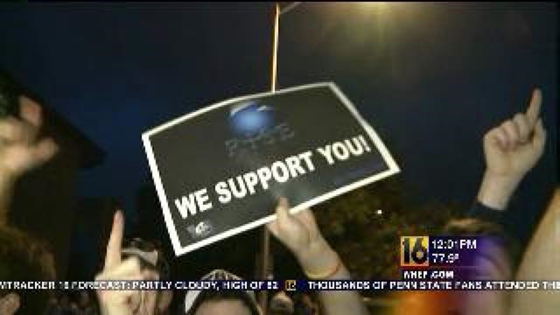Fans Rise And Rally At Penn State