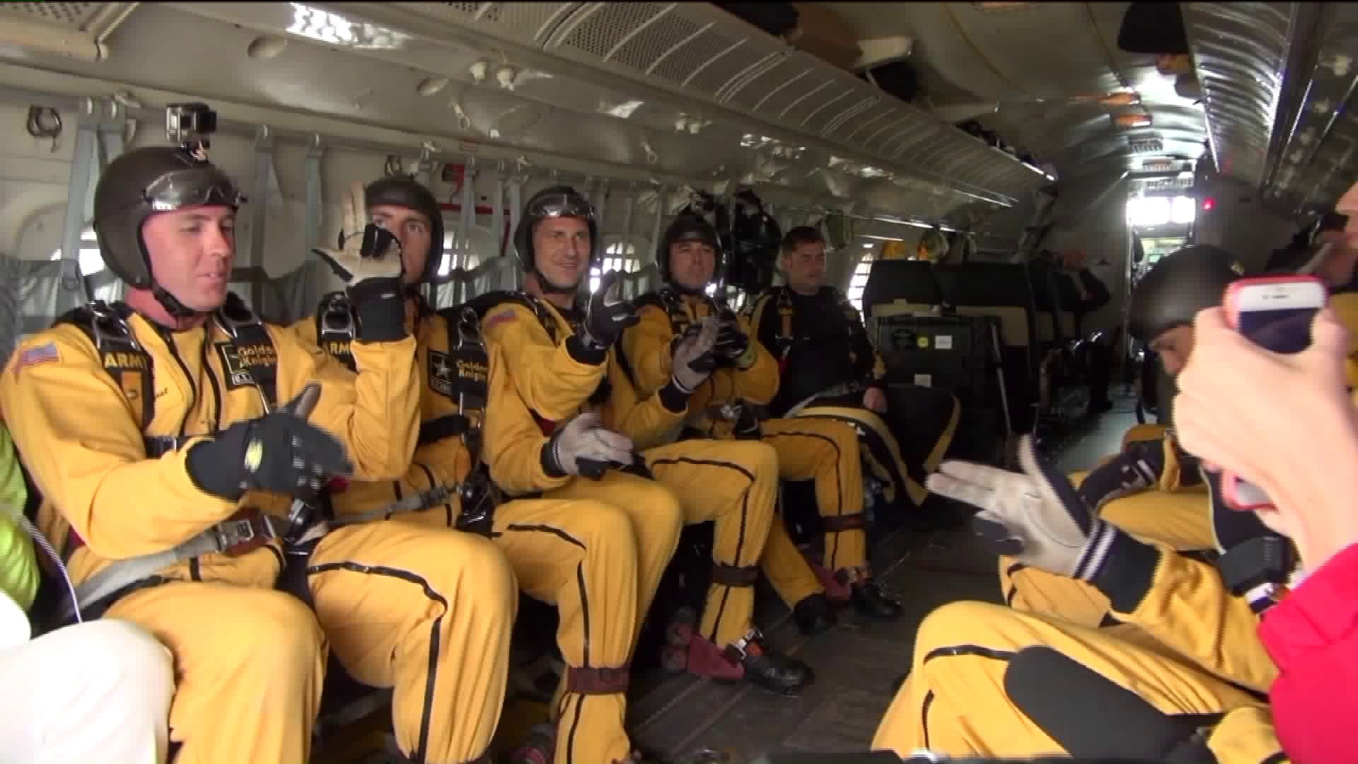Taking to the Skies with the U.S. Army Golden Knights