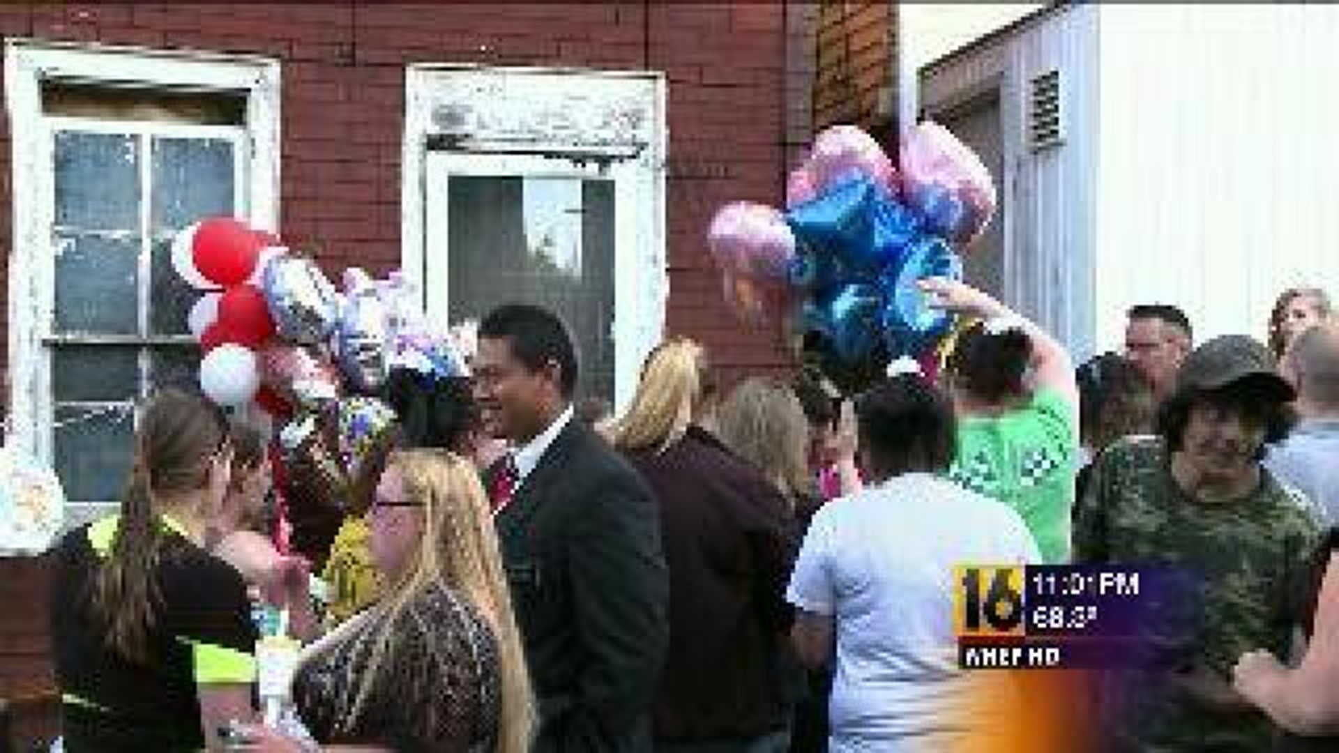 Community of Pottsville Holds Vigil for Fire Victims